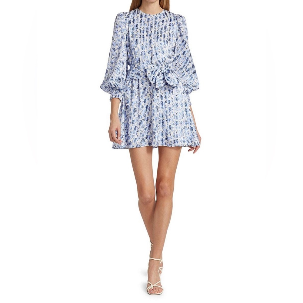 Alice and Olivia Molli Printed Belted Dress - Picture 9 of 13